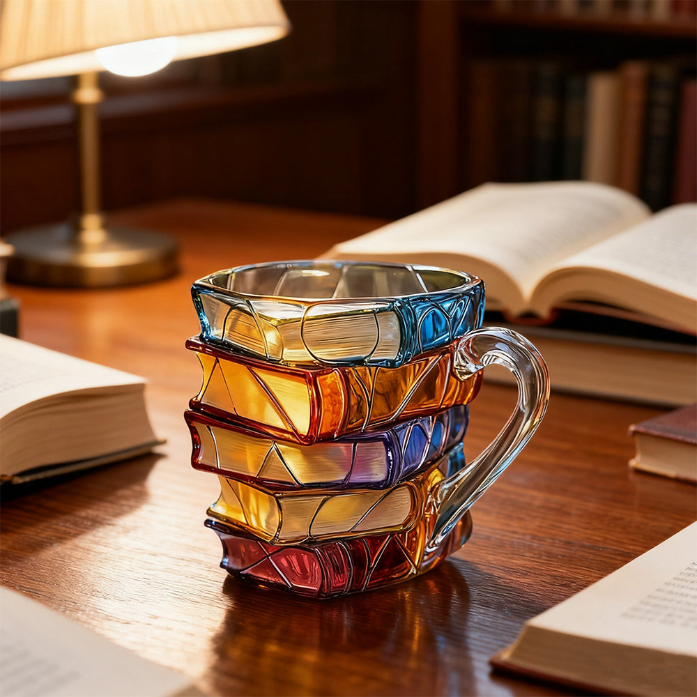 Where Books and Coffee Meet: 3D Reading Mug
