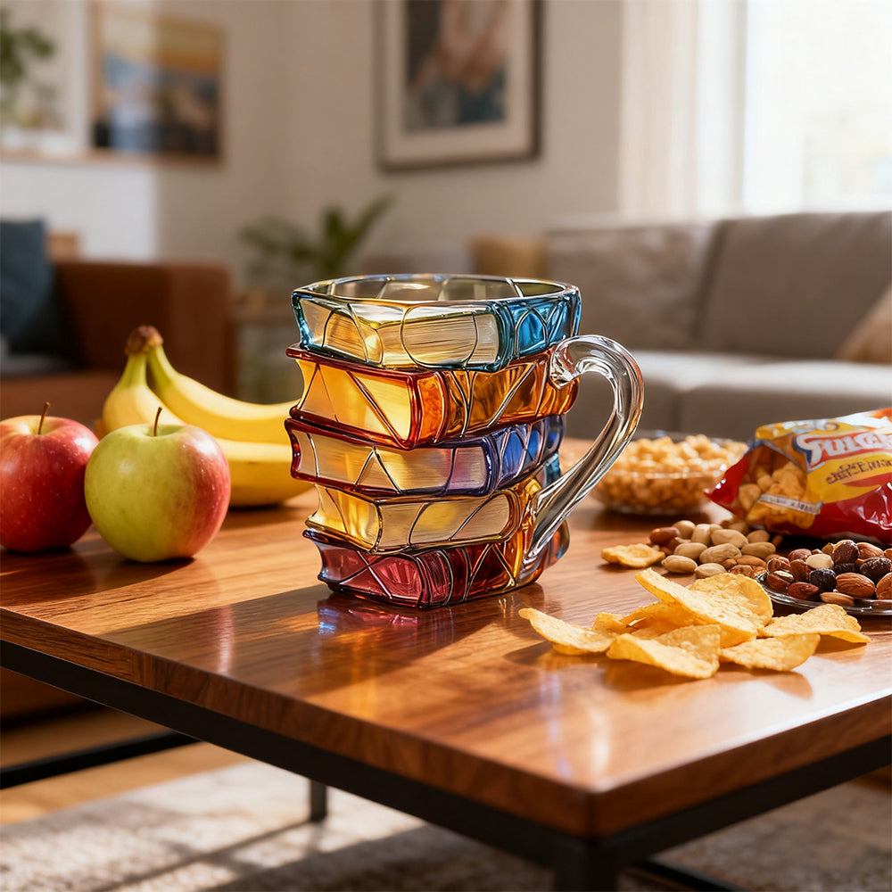 Where Books and Coffee Meet: 3D Reading Mug