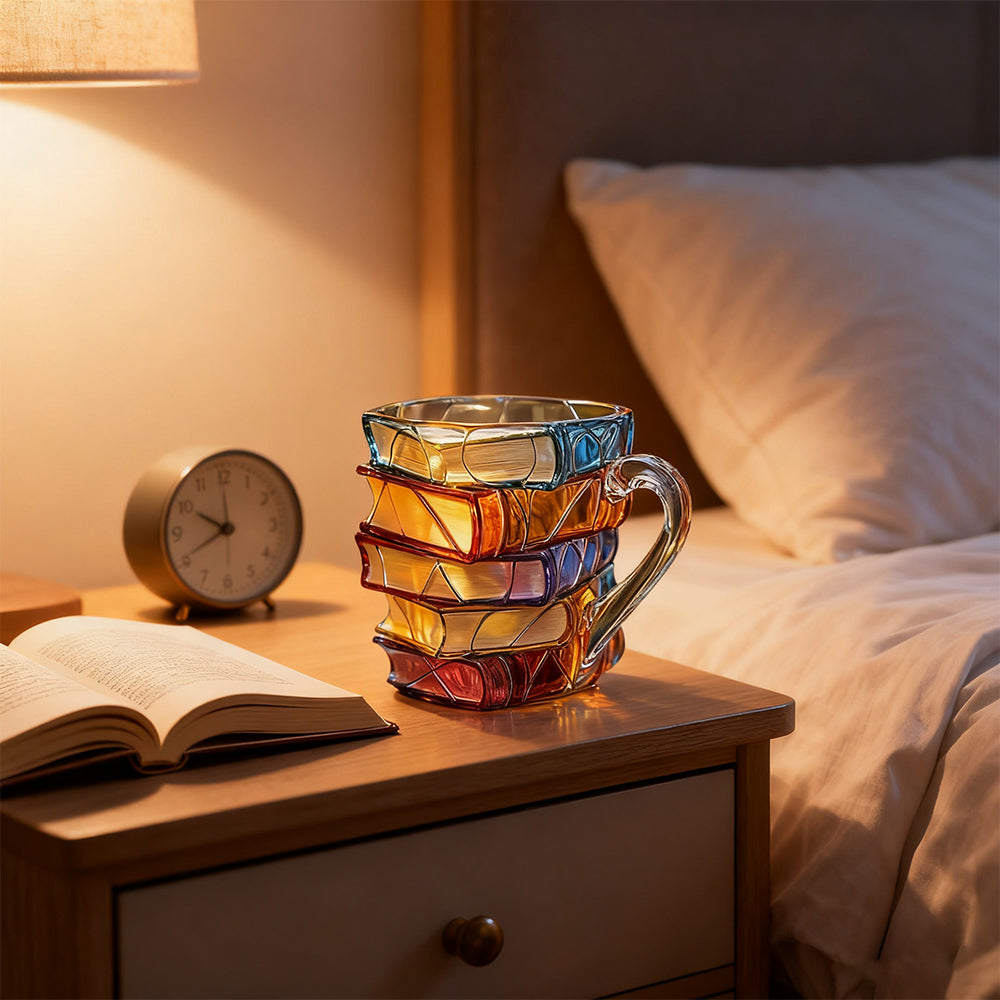 Where Books and Coffee Meet: 3D Reading Mug