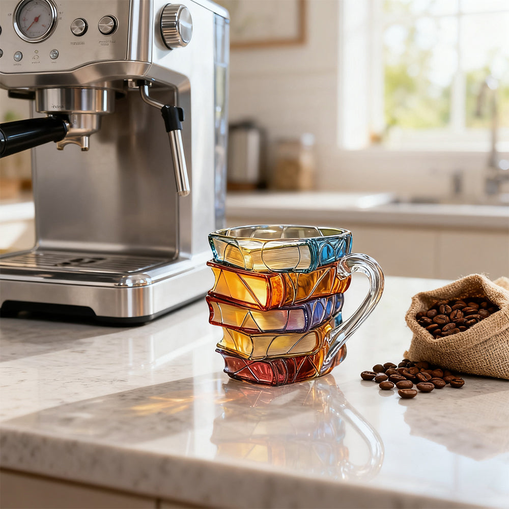 Where Books and Coffee Meet: 3D Reading Mug