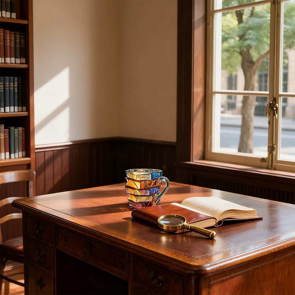 Where Books and Coffee Meet: 3D Reading Mug